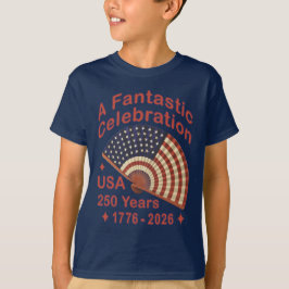 Camiseta USA 250 Years Patriotic Fan Design – 1776-2026