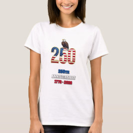 Camiseta USA 250th Anniversary 1776-2026 American Patriotic