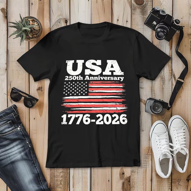Camiseta USA 250th Anniversary – America 1776–2026 (Subido por el creador)