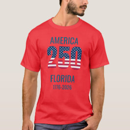 Camiseta USA 250th Anniversary Florida Stars ,personalized 