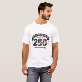 Camiseta USA 250th Anniversary Sparkling Style Patriotic