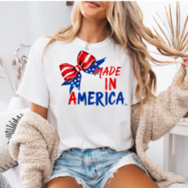 Camiseta USA 4th of July Shirt, Patriotic Gift for Her 