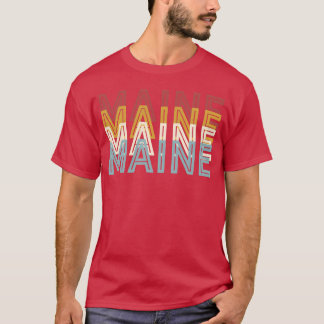 Camiseta Usa 70S State Maine family