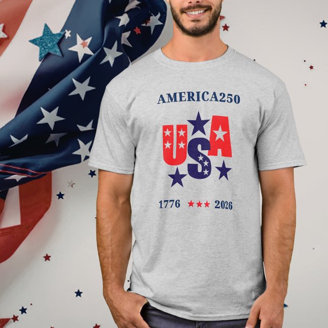 Camiseta USA America250 Independence Day (USA America250 Independence Day T-Shirt)