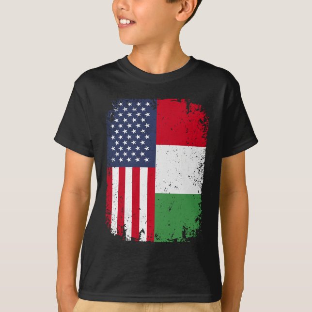 Camiseta USA American Flag Italia (Anverso)