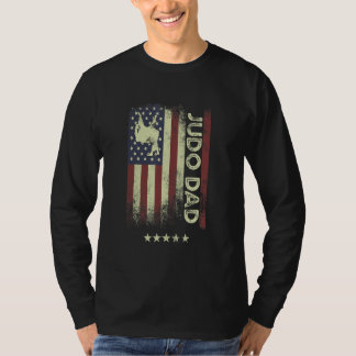 Camiseta USA American Flag Judo Dad 1