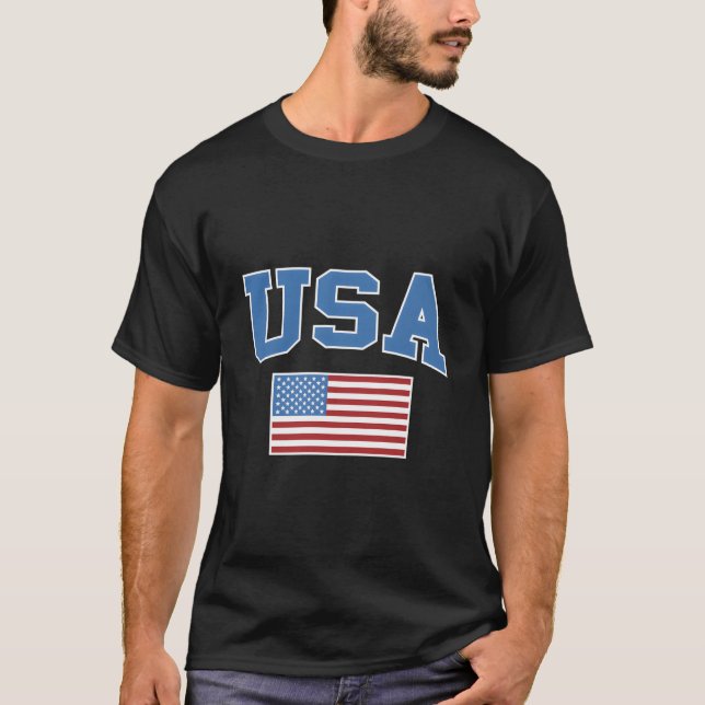 Camiseta Usa American Flag Patriotic (Anverso)