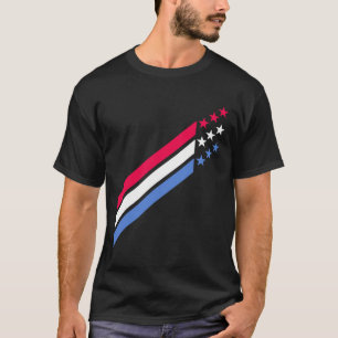 Camiseta Usa Americano Patriótico Rojo Blanco Azul Estrella