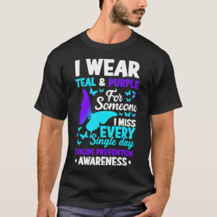 Camiseta Usa &amp Verde azulado; Púrpura Para Alguien A Qui
