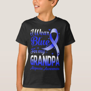 Camiseta Usa Azul Para Concienciar A Mi Abuelo Alopecia
