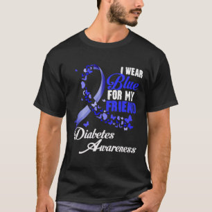 Camiseta Usa Azul Para Mi Amigo T1d Conciencia De Diabetes 