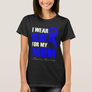 Camiseta Usa Azul Para Mi Mamá Feather Alopecia