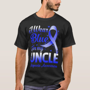 Camiseta Usa Azul Para Mi Tío Alopecia