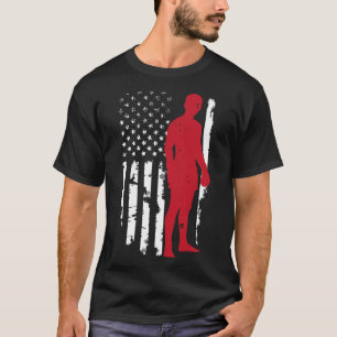Camiseta Usa Bandera Americana Boxeo Kickboxing Patriótico