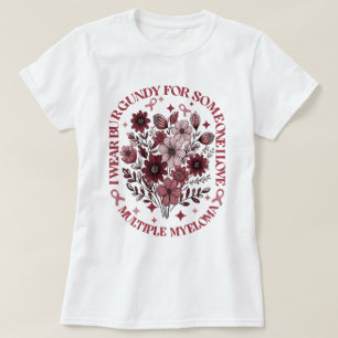 Camiseta Usa Borgoña Para Alguien A Quien Amo Múltiples Mie
