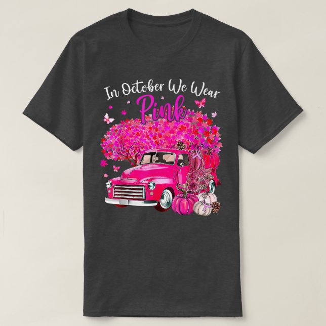 Camiseta Usa Calabaza Truck Pi (Diseño del anverso)