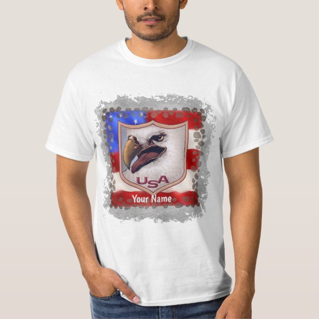 Camiseta USA Eagle Shield (Anverso)