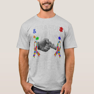 Camiseta Usa El Autismo Del Abuelo Y El Abuelo. 