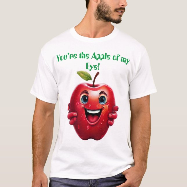 Camiseta Usa el Tee de 'Eres la Apple de mi ojo' (Anverso)