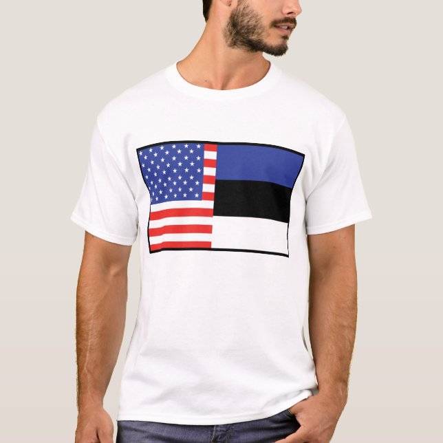 Camiseta USA/Estonia (Anverso)