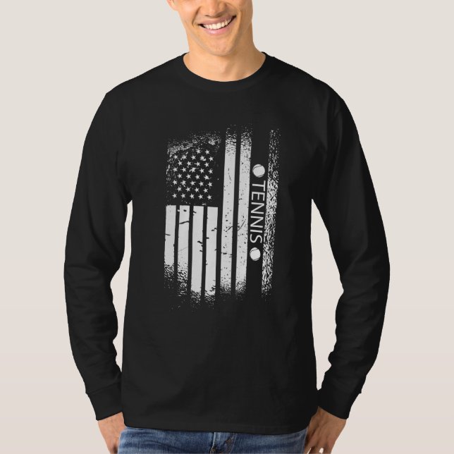 Camiseta USA flag tennis, US flag tennis, tennis, tennis_1 (Anverso)