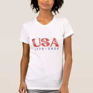 Camiseta USA Floral 1776–2026