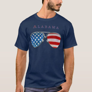 Camiseta USA GLASSES ALABAMA TShirt