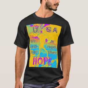 Camiseta USA Hillary Hope Stronger Juntos