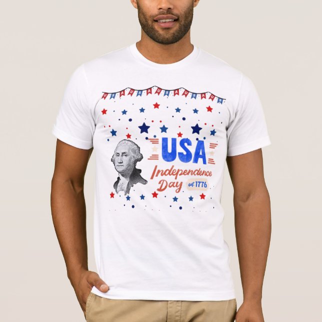 Camiseta USA Independence Day (Anverso)