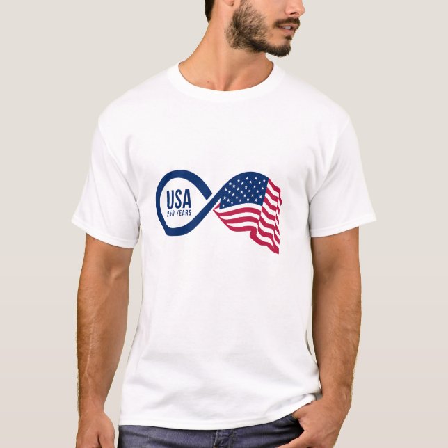 Camiseta USA Infinity Flag (Anverso)
