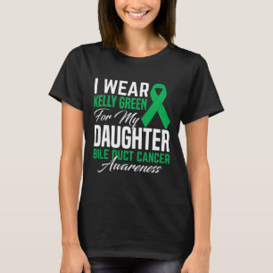 Camiseta Usa Kelly Green Para Mi Hija Bile Duct Cancer