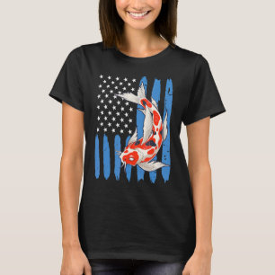 Camiseta Usa Koi Carp Koi Pond Fish Pond