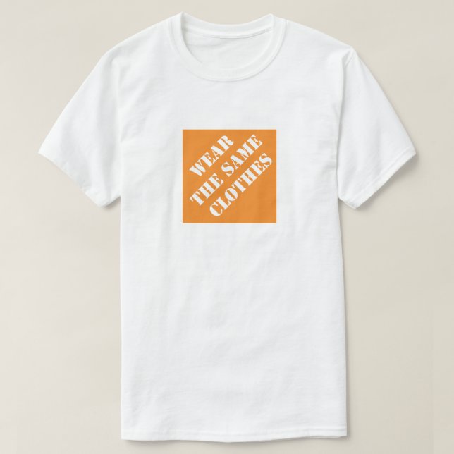 Camiseta Usa la misma ropa graciosa de padre humorístico (Diseño del anverso)