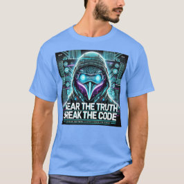 Camiseta Usa la verdad. Romper el código | Cyberpunk Pengui