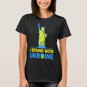 Camiseta Usa Liberty Ucrania Me Pongo Con Ucrania
