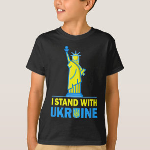 Camiseta Usa Liberty Ucrania Me Pongo Con Ucrania 