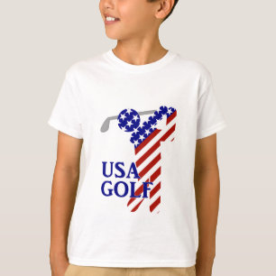 Camiseta USA Mens Golf - Male Golfer