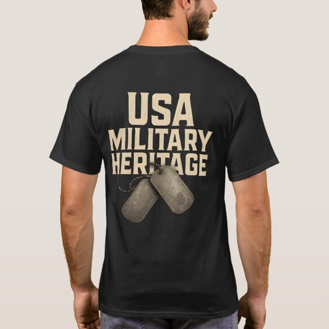 Camiseta USA Military Heritage (Reverso)
