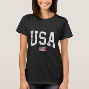 Camiseta Usa Mujeres Hombres Niños Bandera America