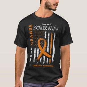 Camiseta Usa Naranja Hermano En Derecho Leucemia Sensibiliz