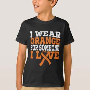 Camiseta Usa Naranja Para Alguien A Quien Amo La Conciencia
