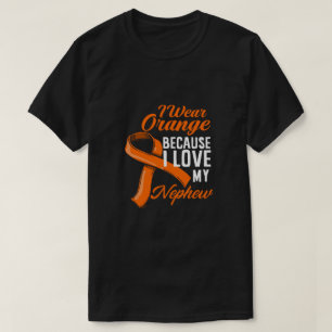 Camiseta Usa Naranja Para Concienciar Sobre El Cáncer De Ri