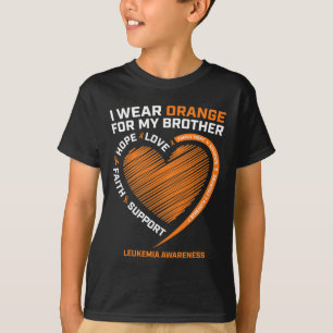 Camiseta Usa Naranja Para Mi Hermano Promedio De Conciencia