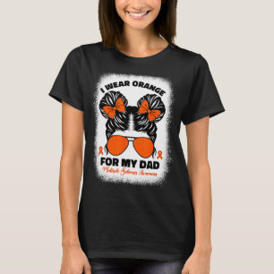 Camiseta Usa Naranja Para Mi Papá Señora Múltiples Niños De