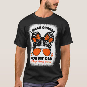 Camiseta Usa Naranja Para Mi Papá Señora Múltiples Niños De