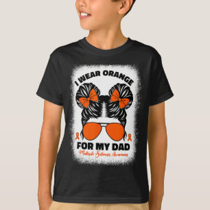 Camiseta Usa Naranja Para Mi Papá Señora Múltiples Niños De