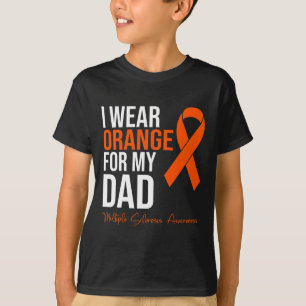 Camiseta Usa Naranja Para Mi Papá Señora Warrior Múltiples 
