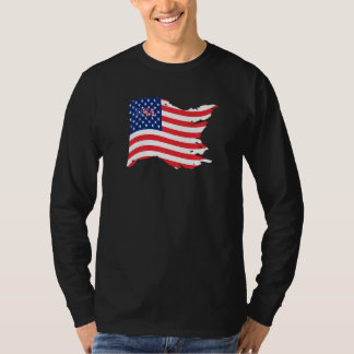 Camiseta USA Patriotic American Flag For Men Women Kids Boy