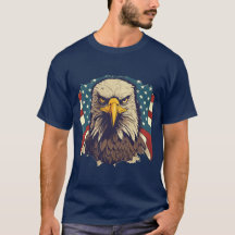Camiseta USA Patriótica Águila Bandera Americana 4