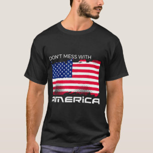 Camiseta USA patriótico - bandera americana libertad - orgu
